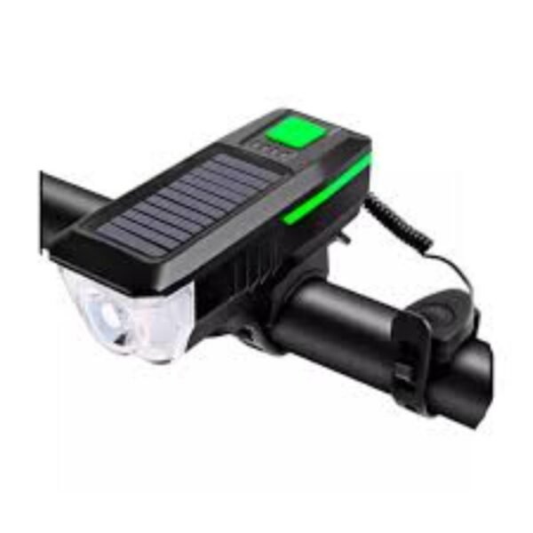 LUZ DELANTERA CON CLAXON ELECTRONICO DE 300LM PARA CICLISTA - Imagen 2