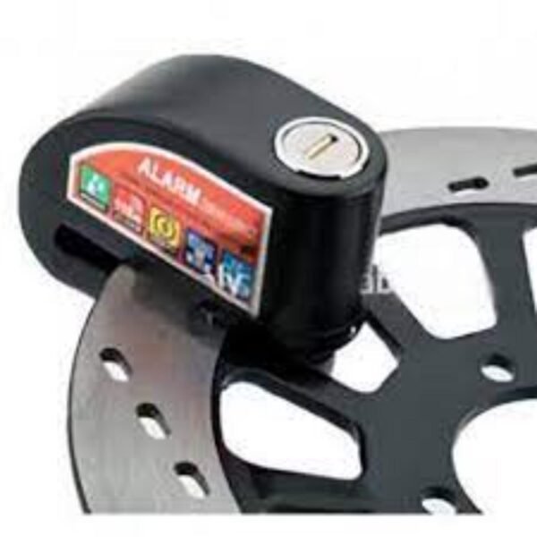Candado De Disco Para Moto Bicicletas Con Alarma Antirrobo