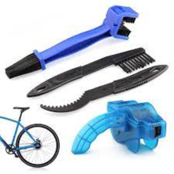 EL KIT LIMPIA CADENA CEPILLOS MANTENIMIENTO BICICLETA  - Imagen 4