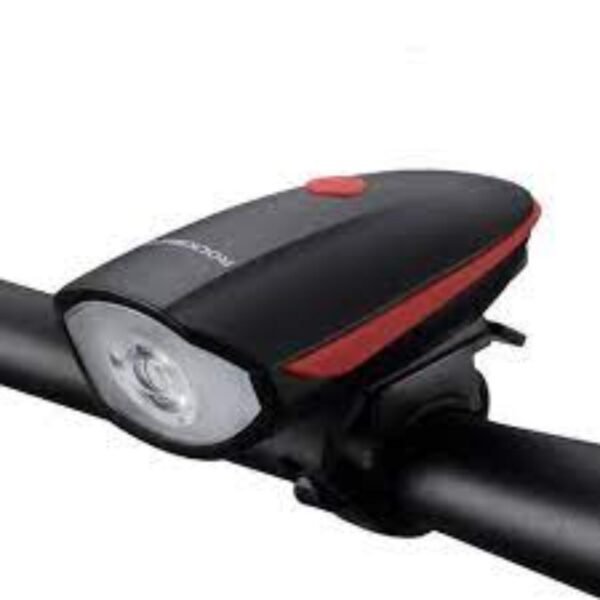 KIT ESPEJO PARA CICLISTA +LUZ DELANRTERA CON CLÁXON - Imagen 6